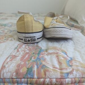 Yellow women's Converse